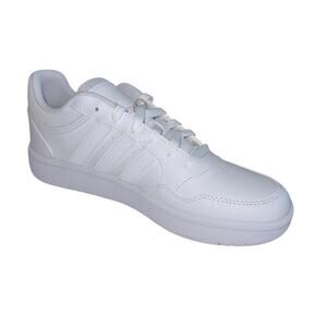 Adidas Hoops 3.0 Youth Boys White Basketball Sneaker Lace Up SZ/7